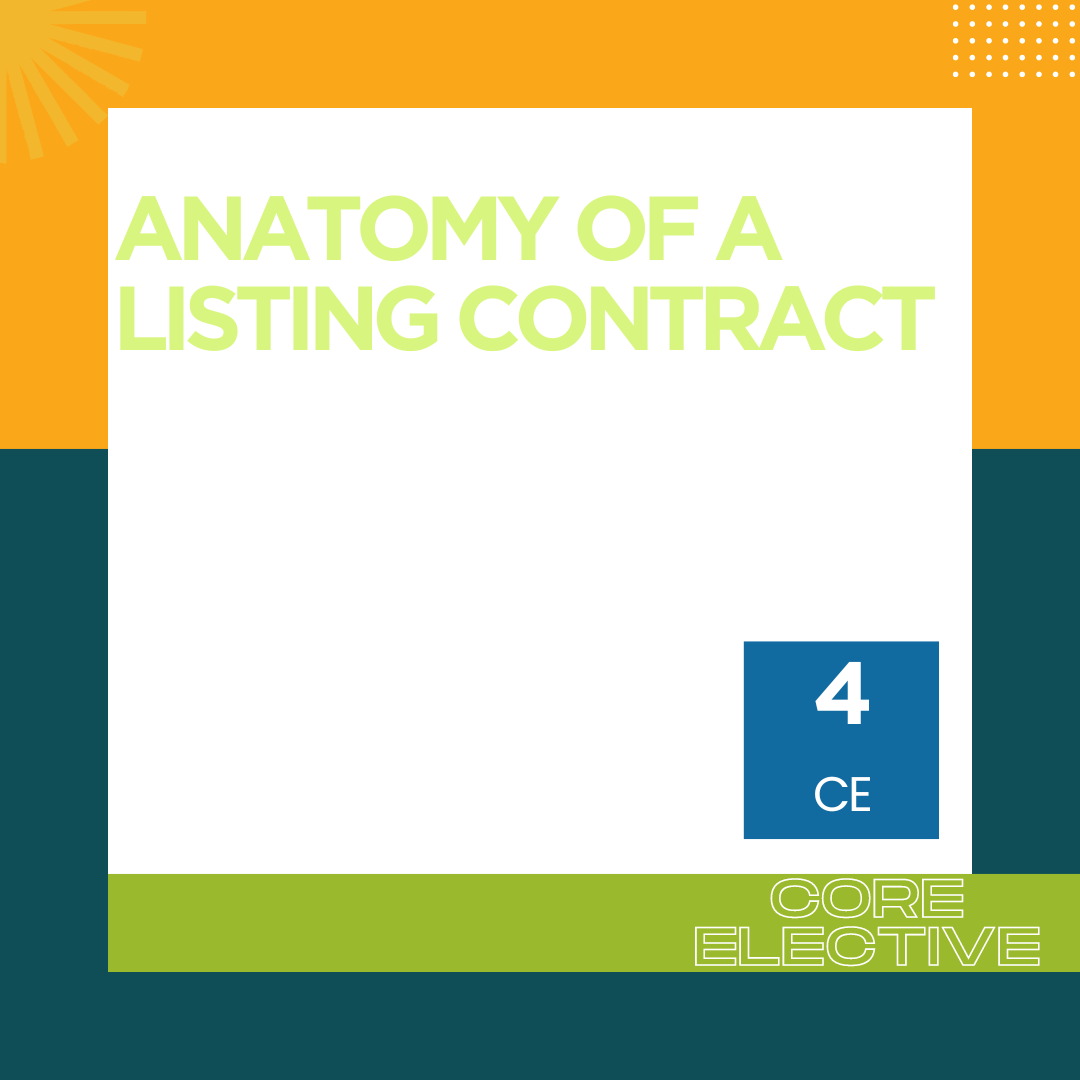 Anatomy of a Listing Contract- 4CE