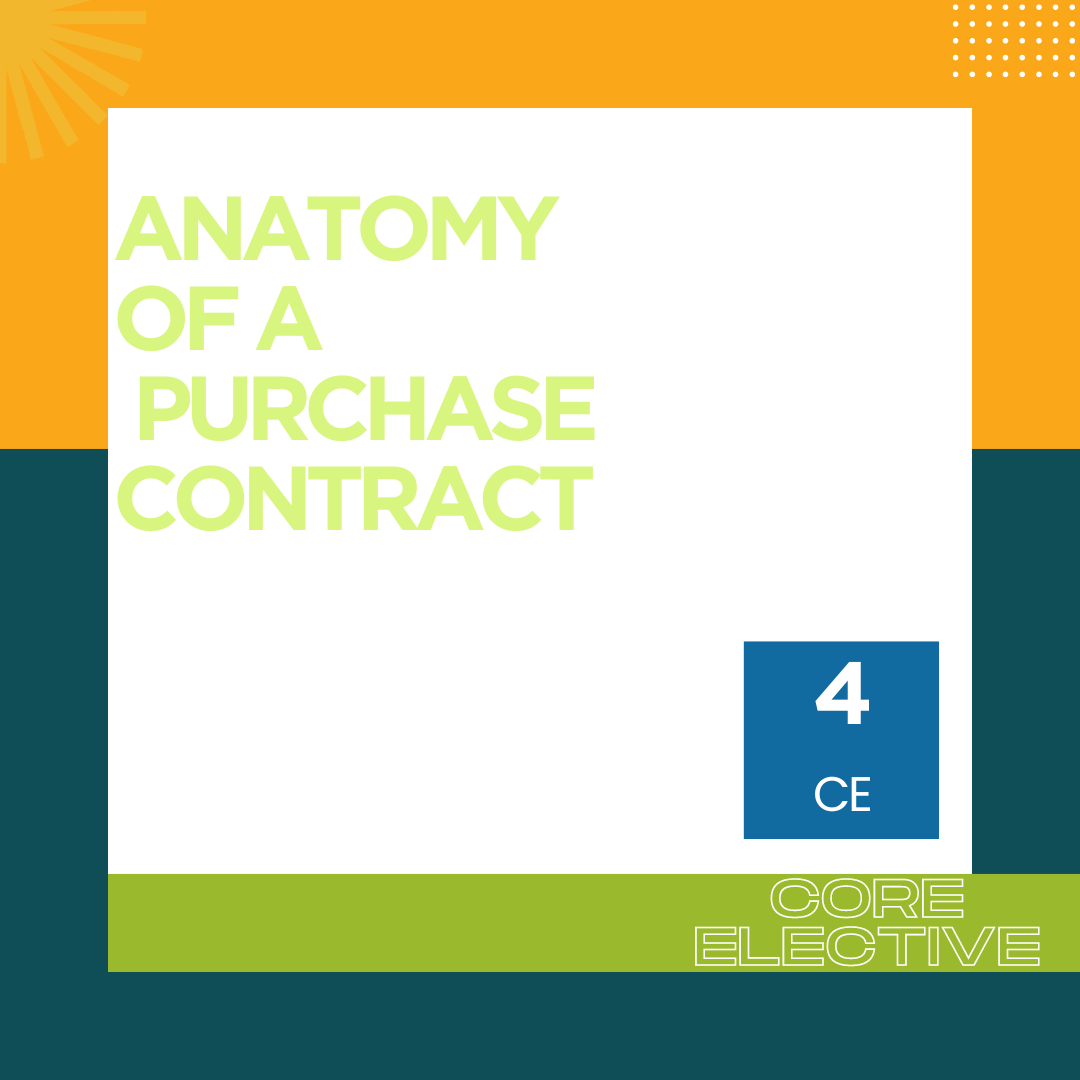 Anatomy of a Purchase Contract - 4CE