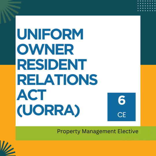Uniform Owner Resident Relations Act-6CE