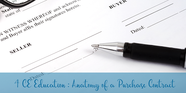 Anatomy of a Purchase Contract/Agreement