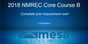 2018 NMREC Core Course Class Image
